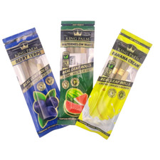 King Palm Wraps |  3 Flavour Bundle | 6 Leaf Pre Rolls - Squeeze and Pop