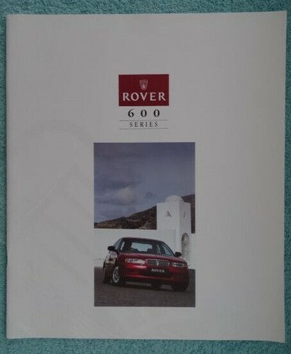 Rover 600 brochure 1993 - rover,
