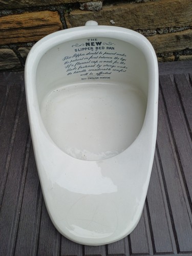 Vintage white ceramic the new - the,