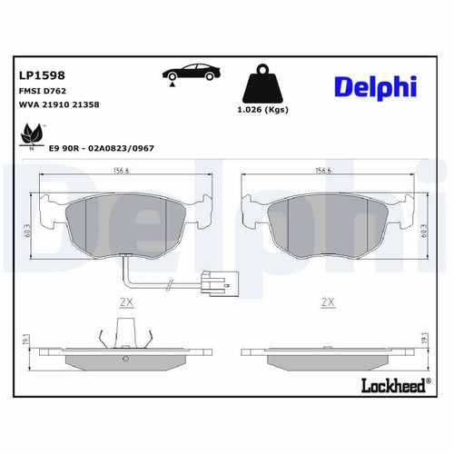 Disc brake pad - brake,