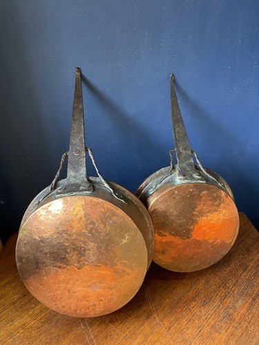 Pair antique copper - x2,