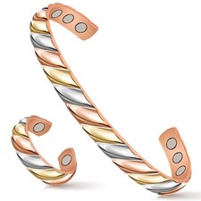 Copper Bracelets for Women Men