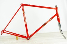 DAZZAN VINTAGE FRAME 55 56 ROAD BIKE STEEL BICYCLE RED OLD 1980S CLASSIC
