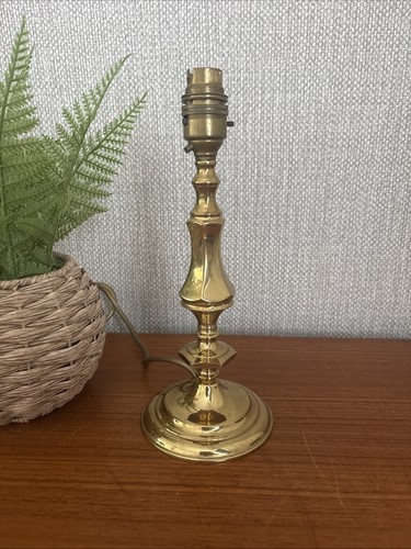 Vintage brass candlestick - vintage,