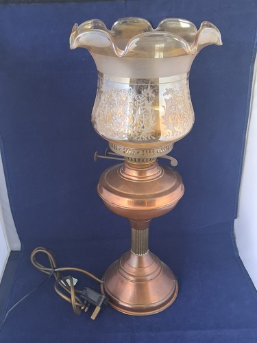 Converted electric oil lamp - converted,