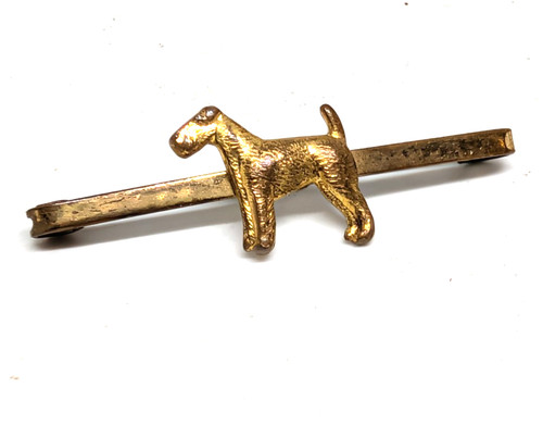 Vintage gold coloured - vintage, airedale
