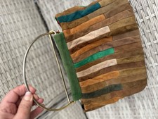 Vintage Suede Patchwork Hand