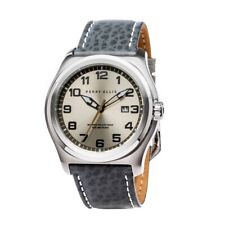 NEW Perry Ellis Memphis Mens Watch 44mm SS Case Gray Leather PEW04006-01 Invicta