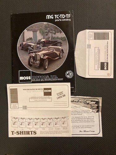 Vintage 1983 moss - motors, mg