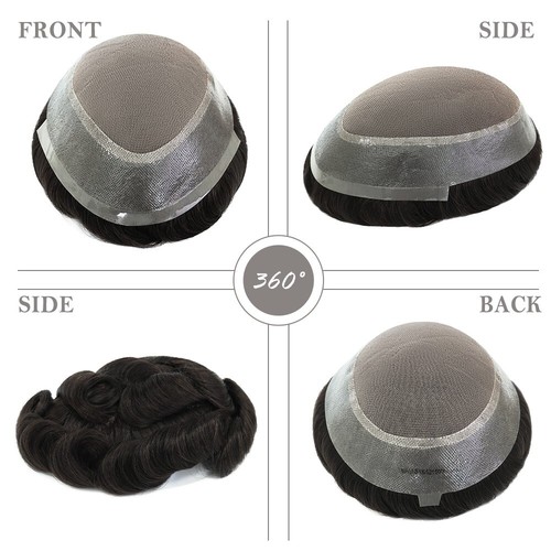 Mens human hair replacement - human,