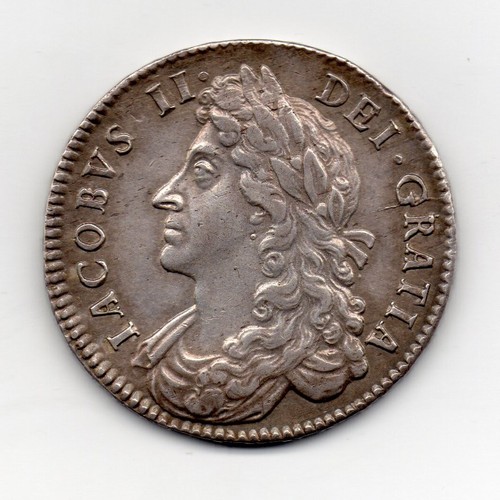 1686 halfcrown james first - 1686,