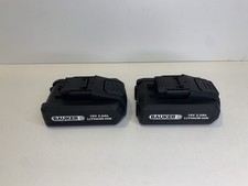 2x Bauker 18v Li-ion 2.0Ah