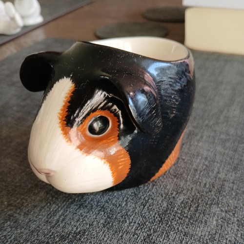 Quail ceramic guinea pig egg - guinea,
