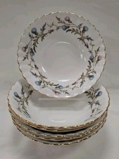 6x Royal Albert, Brigadoon, Montrose Shape 6.25" Coupe Bowls, 1980-1997 