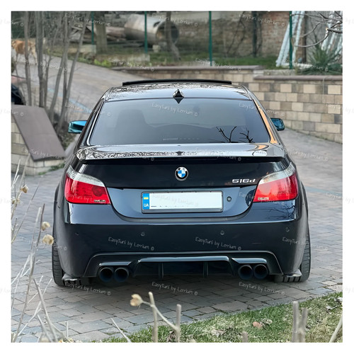 Bmw e60 e61 rear diffuser - e60,