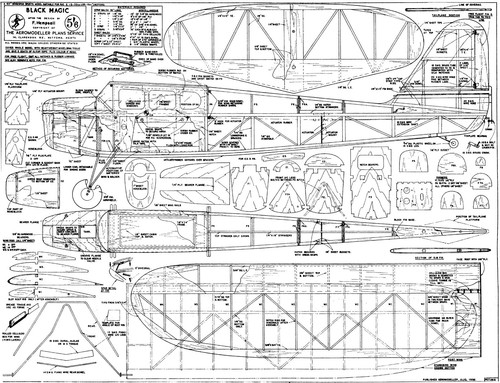 Black magic span 1956 r - 1956, r/c