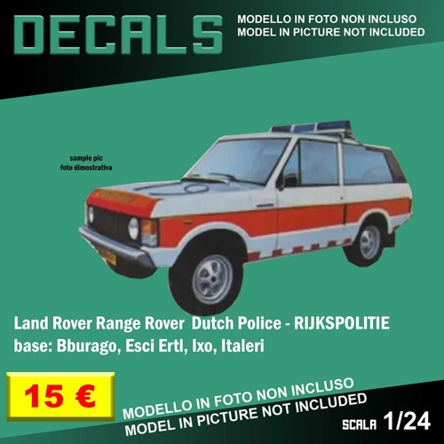 Decals repro range rover rally - repro,