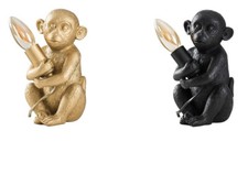 Monkey Animal Table Lamp  Gold