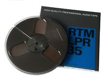 RTM LPR35 Reel to Reel Recording Tape, 1/4", 549m, 7" Plastic Reel