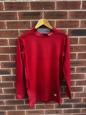 Nike Pro Combat Compression Top Mens XL Red Long Sleeve Dri-Fit T-Shirt