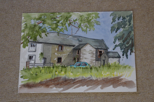 Original water colour ink - water,