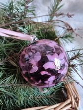 Art Glass Bauble Christmas