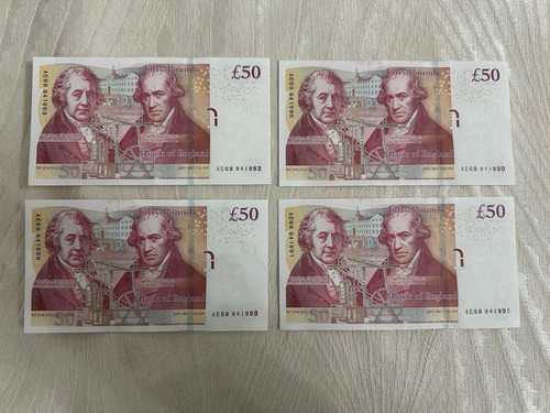 Old bank notes - £50,