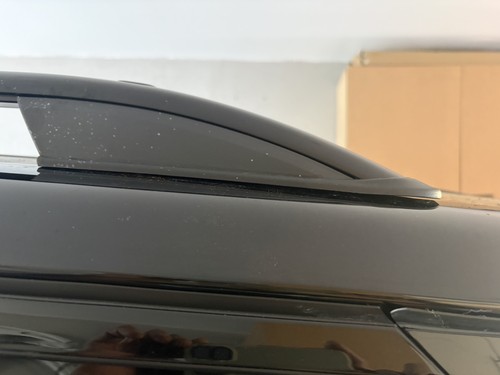 Aluminium black roof rails - roof,