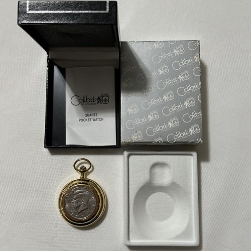 Colibri goldtone pocket watch - colibri,