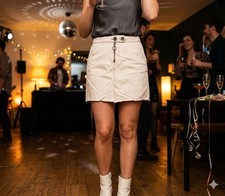 Ladies Short Denim Skirt