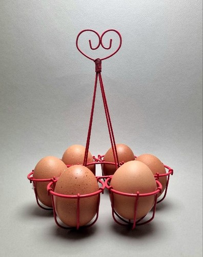 Vintage retro red wire work - vintage,