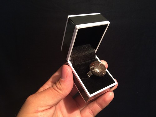 Adjustable women ring - ring, silver