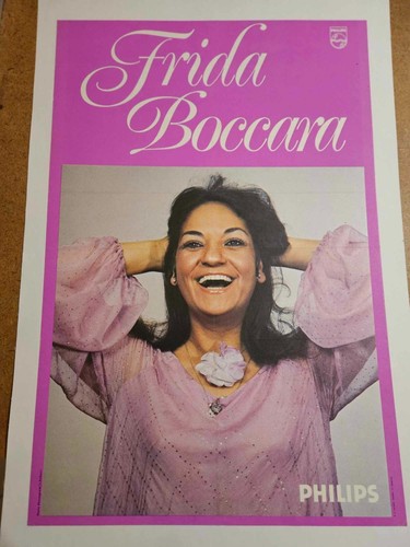Rare frida boccara poster for - frida,