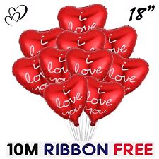 I Love You Heart Super shape Foil Balloon Valentines Day Party Engagement Decor