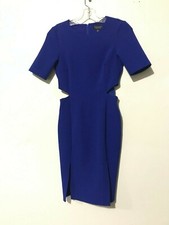 Topshop Size 2 Royal Blue Side