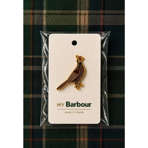 Barbour bird pin badge - bird,