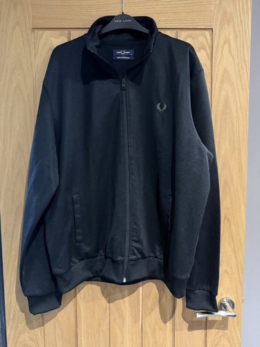Fred perry black zip - black, jacket