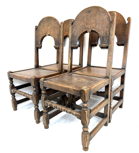 Set four antique 17th - set,