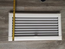 No screws PLEATED BLINDS FOR CONSERVATORY WINDOWS WHITE GREY BLIND 564mm x 295mm