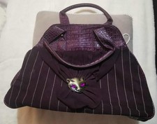 Vintage Irregular Choice Miaow Purple Tote Bag, Vintage Collection
