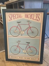 A2 Framed Bicycle Print