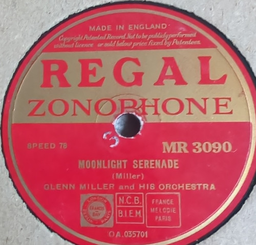 Glenn miller orchestra - miller, 78rpm