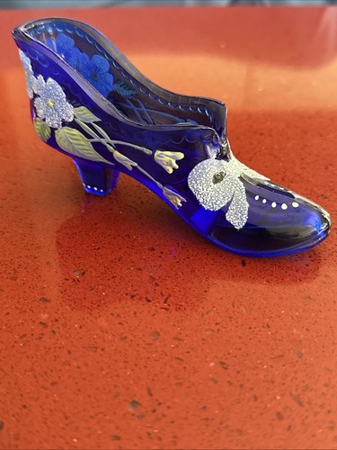 Vintage fenton art glass - fenton, blue