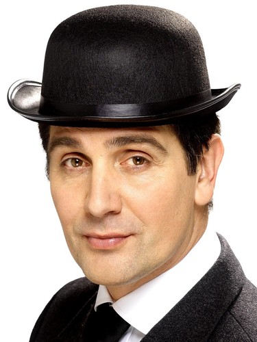 Smiffys bowler hat - smiffys, black