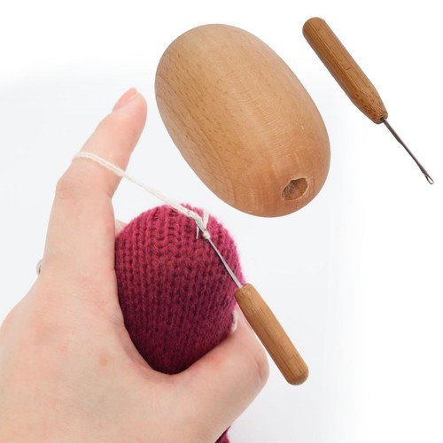 Wooden darning egg - wooden, and