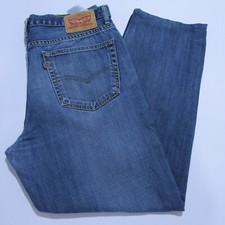 Levis 504 Men’s Regular Fit straight leg Blue W36   / L 28 SKU 20200