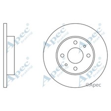2x Brake Discs Solid For Fiat