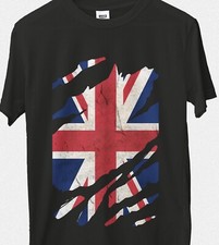 Torn Union Jack Flag T Shirt