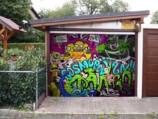 3D Painted Walls N209 Garage