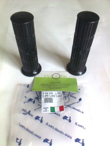 Pair black hand grips - of,